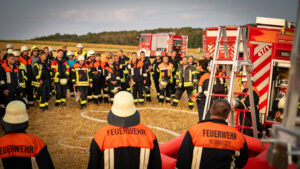 Gruppenbild der "Ausbildung Vegetationsbrand"-Teilnehmer